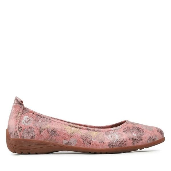 Baleriny Josef Seibel. Czerwone baleriny damskie Josef Seibel, bez wzorów, bez obcasa. Za 249.99 zł.