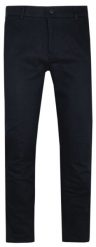 Męskie Spodnie Chinos marki Rigon – Bawełna z Elastanem – Slim Fit - Ciemny Granat. Spodnie materiałowe męskie Rigon, m, bez wzorów, z bawełny. Za 179.00 zł.