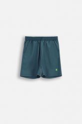 Spodenki treningowe dla chłopca Lemon Explore WL6 zielone do kolan. Zielone szorty dla chłopców LEMON explore, na lato, bez wzorów, z poliesteru, młodzieżowe. Za 49.90 zł.