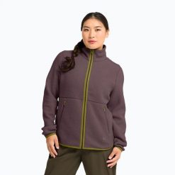Bluza polarowa damska Jack Wolfskin Lite Curl Full Zip. Fioletowe bluzy damskie Jack Wolfskin, m, bez wzorów, z materiału, bez kaptura. Za 509.99 zł.