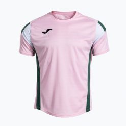 Koszulka męska Joma Montreal. Czerwone koszulki sportowe męskie Joma, m, bez wzorów, z materiału, bez kołnierzyka, bez ramiączek, na fitness i siłownię. Za 184.00 zł.