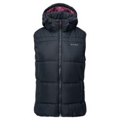Kamizelka damska Hi-Tec Lady Callie - granatowa, Rozmiar L. Kurtki damskie Hi-tec, na zimę, l, bez wzorów, ze skóry, z kapturem. Za 172.99 zł.