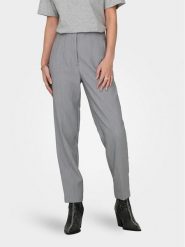 ONLY Chinosy Raven 15298565 Szary Regular Fit. Szare spodnie materiałowe damskie Only, bez wzorów, z syntetyku. Za 129.99 zł.