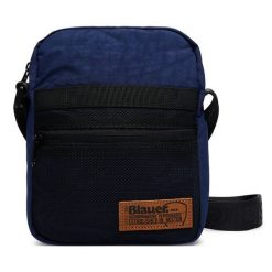 Saszetka Blauer. Niebieskie saszetki męskie Blauer, młodzieżowe, małe. Za 169.99 zł.