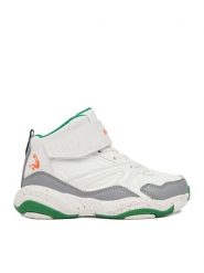 SHAQ Buty do koszykówki C-SHAQNOTIZE AQ95000Y-WNZ Biały. Białe buty sportowe chłopięce Shaq, bez wzorów, ze skóry, bez zapięcia, do koszykówki. Za 159.99 zł.