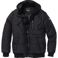 Kurtka pikowana bonprix czarny. Kurtki męskie bonprix. Za 239.99 zł.