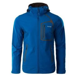 Męska Kurtka Soft Shell Nils. Niebieskie kurtki sportowe męskie Hi-tec, m, bez wzorów, trekkingowe. Za 244.99 zł.