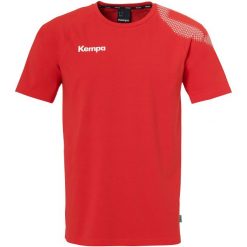 Koszulka Kempa Core 26. Czerwone koszulki sportowe męskie Kempa, s, bez wzorów, z materiału, bez kołnierzyka, bez ramiączek, do piłki nożnej. Za 125.13 zł.