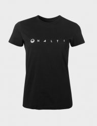 Koszulka damska Halti Retki. Czarne t-shirty damskie Halti, m, bez wzorów, z bawełny, klasyczne, bez kołnierzyka. Za 129.99 zł.