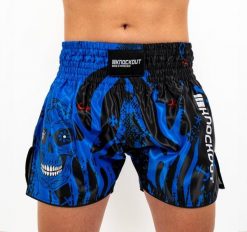Szorty czaszki Knockout KickBox. Zielone szorty męskie KNOCKOUT, l, bez wzorów, z materiału. Za 151.79 zł.