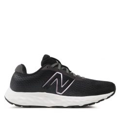 Buty do biegania New Balance. Czarne obuwie sportowe damskie New Balance, bez wzorów, do biegania. Za 239.99 zł.
