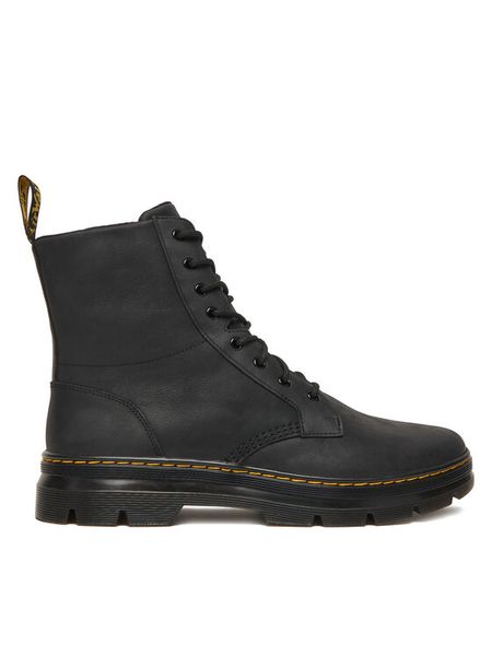 Dr. Martens Trzewiki Combs Leather Casual Boots DM26007001 Czarny. Czarne botki męskie Dr. Martens, bez wzorów, casualowe, bez zapięcia. Za 799.99 zł.