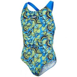Speedo Strój Kąpielowy Sambeeny Allover Splashback 32 (164). Niebieskie stroje kąpielowe dla dziewczynek Speedo. W wyprzedaży za 99.00 zł.