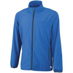 Wilson Bluza Tenisowa M Team Woven Jacket New Blue S. Niebieskie bluzy sportowe męskie Wilson. W wyprzedaży za 150.00 zł.