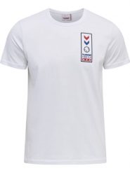 Koszulka Hummel IC Combi. Białe t-shirty damskie Hummel, xs, bez wzorów, z bawełny, klasyczne, bez kołnierzyka. Za 107.00 zł.
