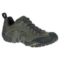 Buty trekkingowe Męskie Merrell INTERCEPT Castle Rock. Zielone trekkingi męskie Merrell, trekkingowe. Za 539.99 zł.