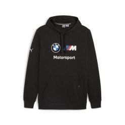 Męska bluza z kapturem BMW M Motorsport ESS PUMA Black. Czarne bluzy męskie Puma, m, bez wzorów, z kapturem. W wyprzedaży za 390.00 zł.
