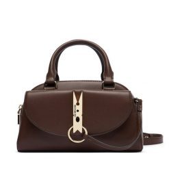 Torebka LOVE MOSCHINO. Brązowe torebki do ręki damskie Love Moschino, bez wzorów, klasyczne, bez dodatków. Za 919.99 zł.