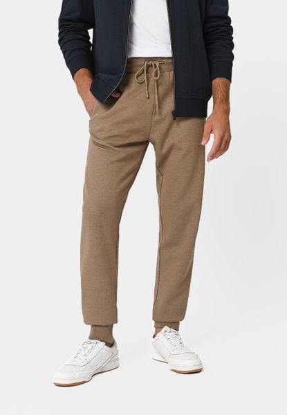 Joggery dresowe N-BEN. Brązowe spodnie sportowe męskie Volcano, m, bez wzorów, z bawełny, na fitness i siłownię. Za 139.99 zł.