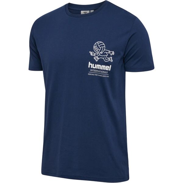 Koszulka Hummel Pulse. Niebieskie buty sportowe męskie Hummel, s, bez wzorów, z bawełny, bez kołnierzyka, bez ramiączek, na fitness i siłownię. Za 147.50 zł.
