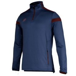 Bluza piłkarska dla dorosłych Zina Mid Delta PRO 2.0 Senior treningowa. Niebieskie bluzy męskie Zina, l, bez wzorów, bez kaptura. Za 163.20 zł.