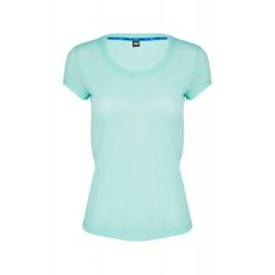 T-Shirt koszulka damska sportowa Arena Tech. Niebieskie koszulki sportowe damskie Arena, bez wzorów, bez kołnierzyka, bez ramiączek. Za 75.00 zł.