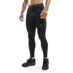 Męskie legginsy treningowe Fitness Siroko Pioneer. Czarne legginsy sportowe męskie SIROKO, m, bez wzorów, z materiału, na fitness i siłownię. W wyprzedaży za 127.00 zł.