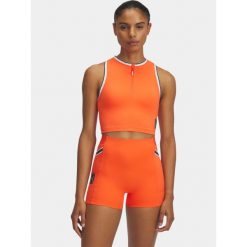 Koszulka Damska Under Armour UA Run 96. Czerwone koszulki sportowe damskie Under Armour, s, bez wzorów, eleganckie, bez kołnierzyka. Za 299.00 zł.