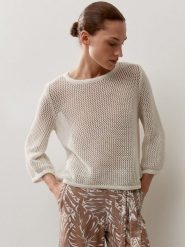 More & More Sweter z dzianiny Kobiety beżowy, 46. Brązowe swetry damskie More & More, bez wzorów, z dzianiny, bez kołnierzyka, bez ramiączek, bez kaptura. Za 279.95 zł.