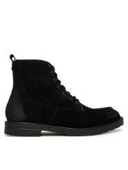 Tommy Hilfiger Trzewiki Cleated W Moc FM0FM05599 Czarny. Czarne botki męskie Tommy Hilfiger, bez wzorów, ze skóry, bez zapięcia. Za 599.99 zł.