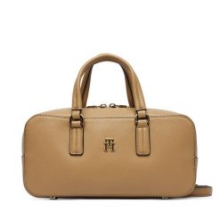 Torebka Tommy Hilfiger. Brązowe torebki do ręki damskie Tommy Hilfiger, bez wzorów, klasyczne, bez dodatków. Za 649.99 zł.