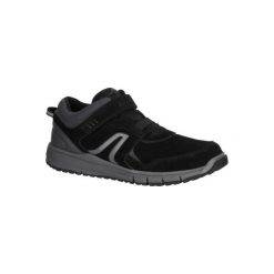 Buty do szybkiego marszu HW 140 męskie. Czarne buty sportowe męskie NEWFEEL, z gumy. Za 129.99 zł.