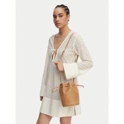 Torebka Calvin Klein. Brązowe torebki do ręki damskie Calvin Klein, bez wzorów, bez dodatków. Za 409.99 zł.