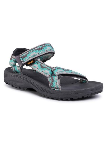 Teva Sandały Winsted 1017424 Szary. Szare sandały damskie Teva, bez wzorów, bez obcasa, bez zapięcia. Za 309.99 zł.
