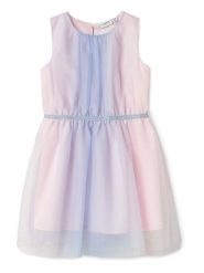 NAME IT Sukienka codzienna Vabos 13218325 Różowy Regular Fit. Czerwone sukienki dla dziewczynek Name it, bez wzorów, z syntetyku, bez ramiączek. Za 79.99 zł.