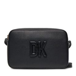 Torebka DKNY. Czarne torebki do ręki damskie DKNY, bez wzorów, klasyczne, bez dodatków. Za 549.99 zł.
