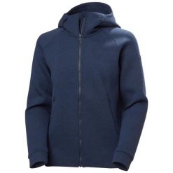 Kurtka damska Helly Hansen Ocean Fz. Niebieskie kurtki sportowe damskie Helly Hansen, xs, bez wzorów, z elastanu, bez kaptura. Za 504.50 zł.
