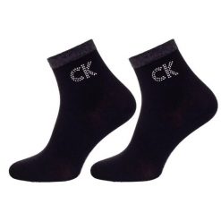 Skarpetki Calvin Klein Damsenken z Wielkim Kryształowym Logo 37-41. Czarne skarpety damskie ZEAGLE, bez wzorów, z bawełny. Za 127.99 zł.