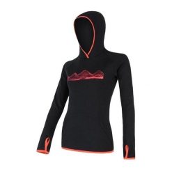 SENSOR Bluza damska MERINO UPPER FLEECE HOODED-M-Czarny. Czarne bluzy sportowe damskie Sensor, m, bez wzorów, z dzianiny, bez kaptura, narciarskie. Za 401.49 zł.