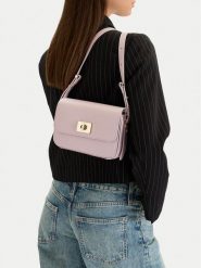 Nine West Torebka CEO-Zuro-LDA8705 Fioletowy. Fioletowe listonoszki damskie Nine West, bez wzorów, z materiału, bez dodatków. Za 199.99 zł.