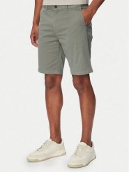 BOSS Szorty materiałowe Chino 50536723 Khaki Slim Fit. Brązowe spodnie materiałowe męskie Boss, m, bez wzorów, z bawełny. Za 449.99 zł.