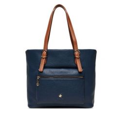 Torebka Beverly Hills Polo Club. Niebieskie torebki do ręki damskie Beverly Hills Polo Club, bez wzorów, bez dodatków. Za 249.99 zł.