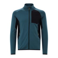 Bluza polarowa męska CMP Fylox. Czarne bluzy sportowe męskie CMP, m, bez wzorów, z polaru, bez kaptura, trekkingowe. Za 398.99 zł.