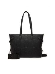 Valentino Torebka Samba Re VBS8ZG01 Czarny. Czarne torebki do ręki damskie Valentino, bez wzorów, ze skóry, bez dodatków. Za 479.99 zł.