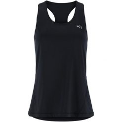 Damski tank top Kari Traa Nora 2.0. Czarne obuwie sportowe damskie Kari Traa, bez wzorów, na fitness i siłownię. Za 185.50 zł.