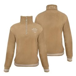 Bluza polarowa JD ATTACK Maya. Brązowe bluzy sportowe damskie JD ATTACK, bez wzorów, z polaru, bez kaptura, do jazdy konnej. Za 239.00 zł.