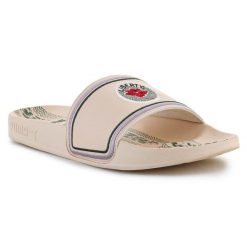 Klapki Puma x Liberty Leadcat 2.0 Sandals W 385288-01 beżowy. Brązowe klapki damskie bez wzorów, biznesowe, bez obcasa. Za 287.72 zł.