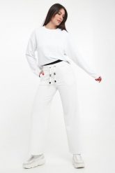 Spodnie damskie z kontrastowym ściągaczem SPORTALM. Legginsy damskie Sportalm, bez wzorów. Za 1,189.00 zł.