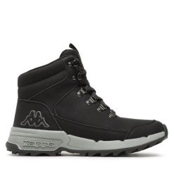 Trapery Kappa. Czarne śniegowce i trapery męskie Kappa, bez zapięcia. Za 229.99 zł.