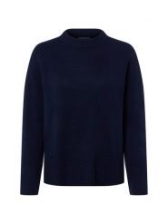 Marie Lund wełniana bluzka Kobiety Wełna niebieski, M. Niebieskie bluzki damskie Marie Lund, m, bez wzorów, z wełny, bez kołnierzyka, bez ramiączek. Za 299.95 zł.
